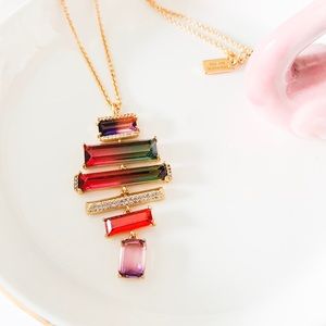 Kate Spade Geo Gem Statement Necklace